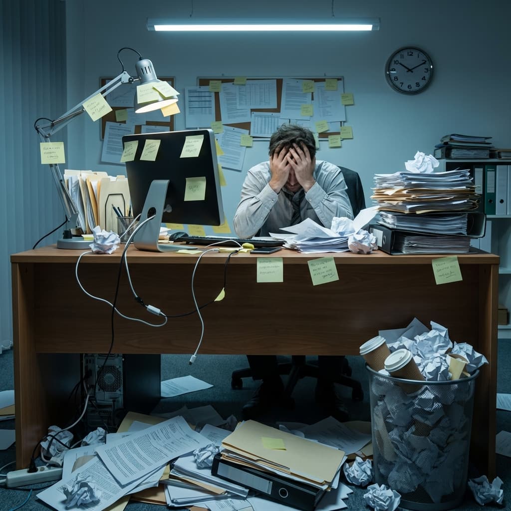 Before: Office Chaos